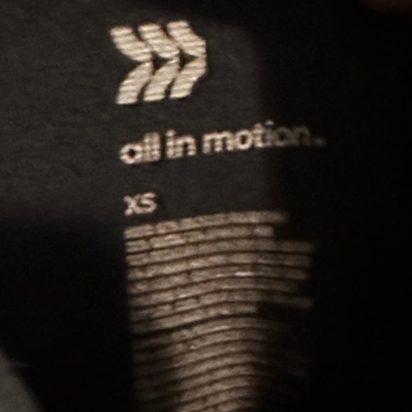 All in Motion Black XS Hoodie - Picture 2 of 3